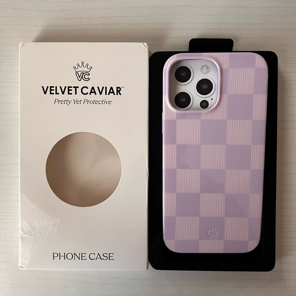 Velvet Caviar iPhone 13 Pro Max case